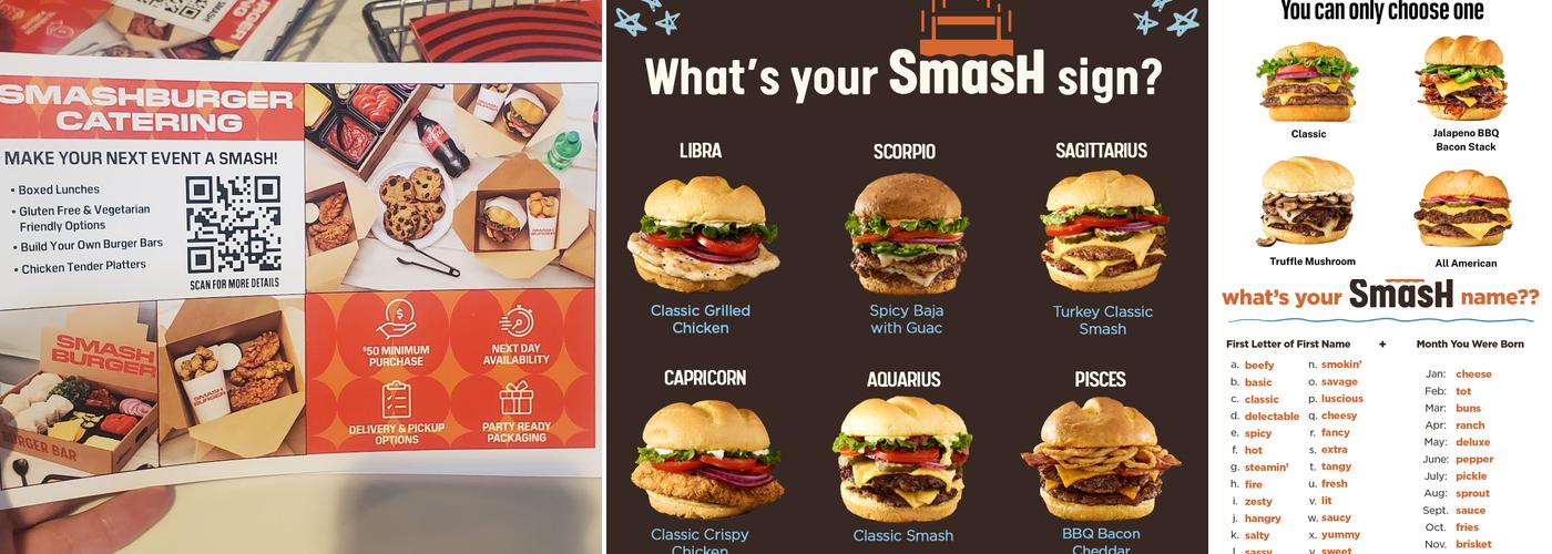 Smashburger Menu