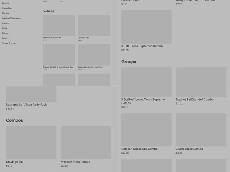 Taco Bell Menu