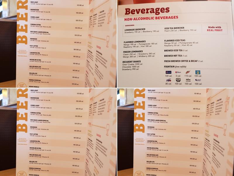 Applebee's Grill + Bar Menu