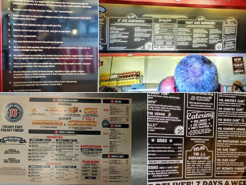 Jimmy John's Menu