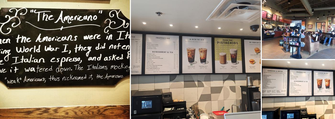 Starbucks Menu