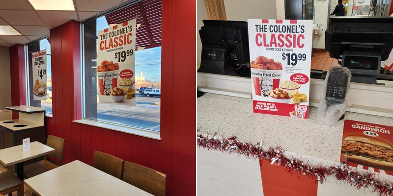 KFC Menu
