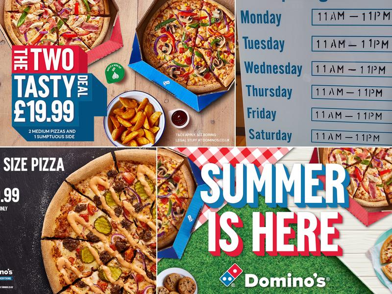 Domino's Pizza - Dinnington Menu
