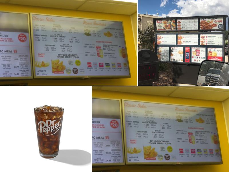 Church's Texas Chicken Menu