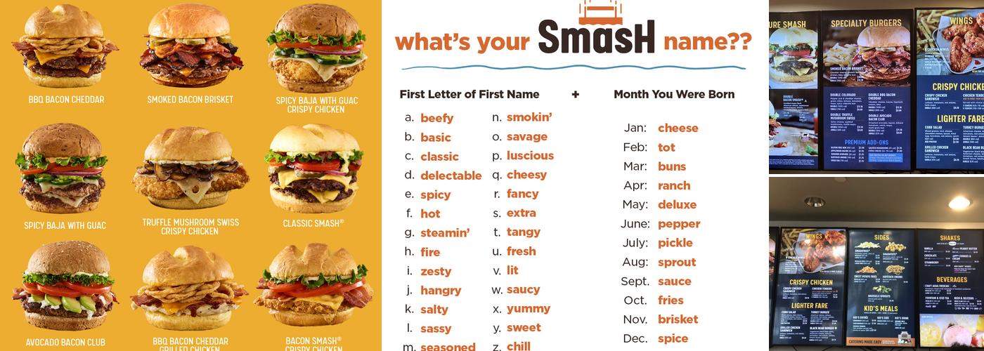 Smashburger Menu
