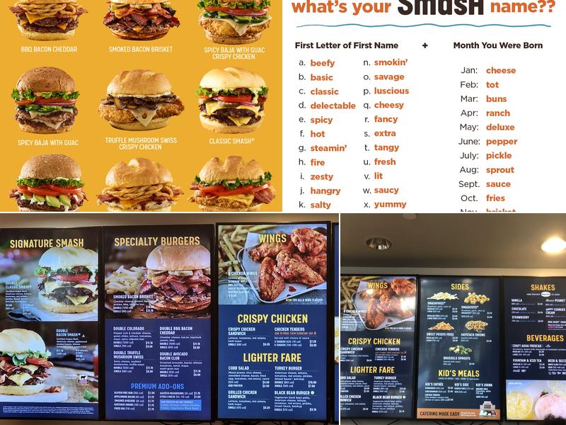 Smashburger Menu