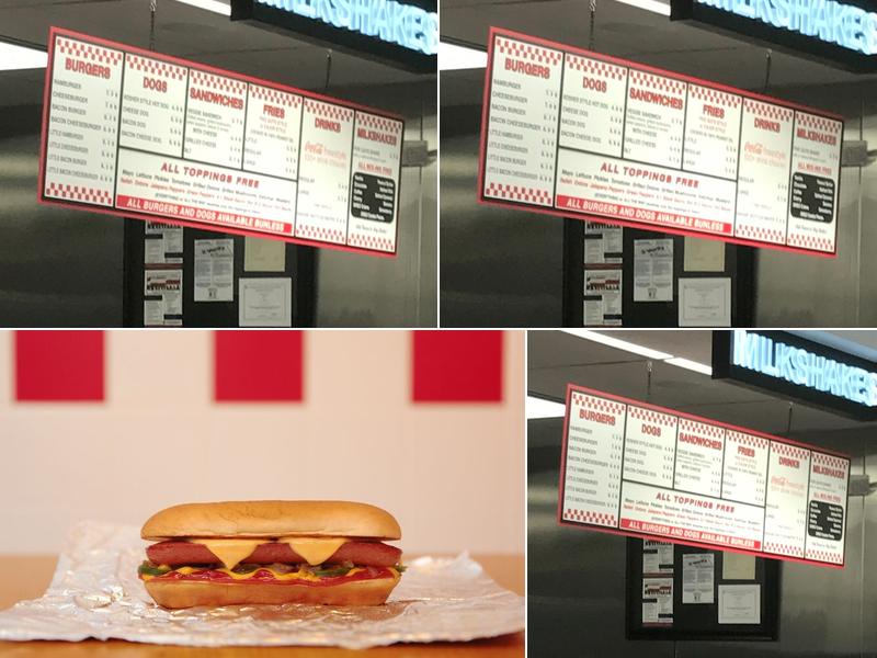 Five Guys Menu