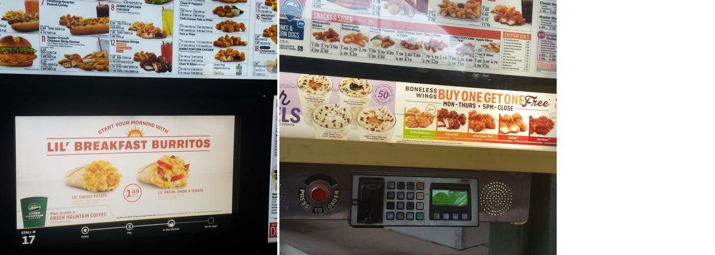 Sonic Drive-In Menu
