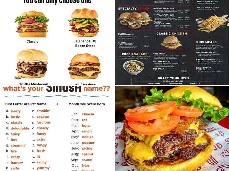 Smashburger Menu