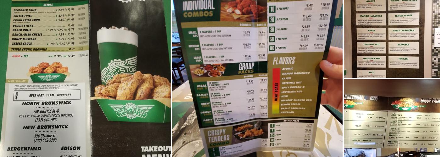 Wingstop Menu
