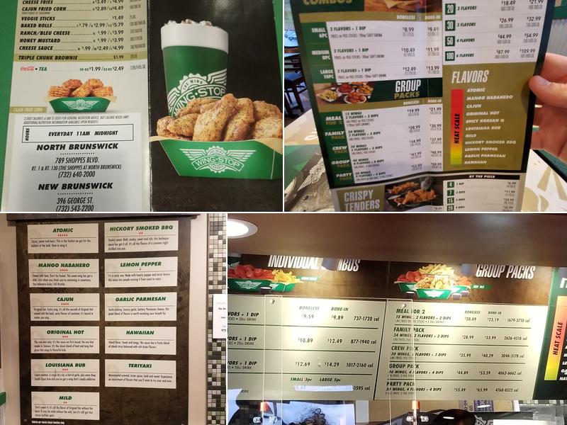Wingstop Menu