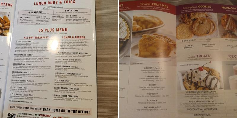 Perkins American Food Co. Menu