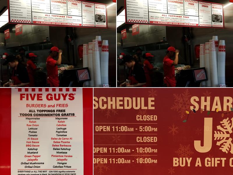 Five Guys Menu