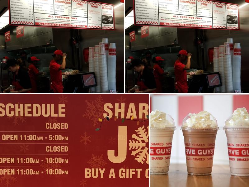 Five Guys Menu