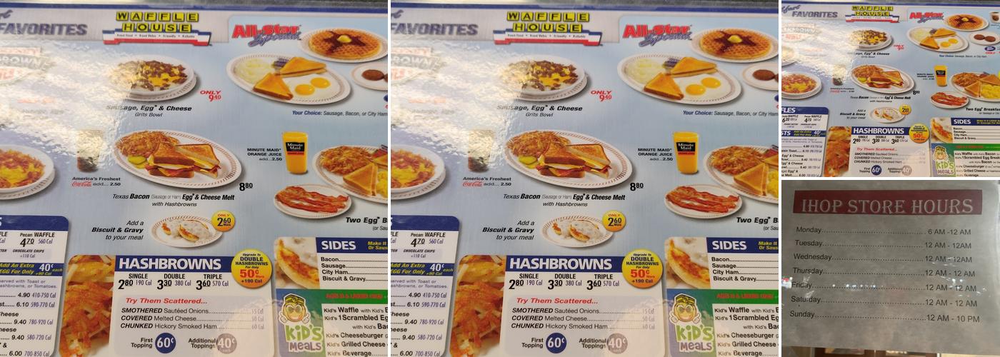IHOP Menu