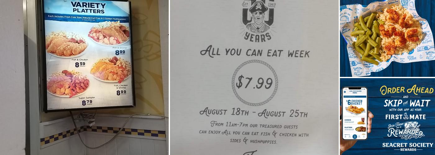 Long John Silver's Menu