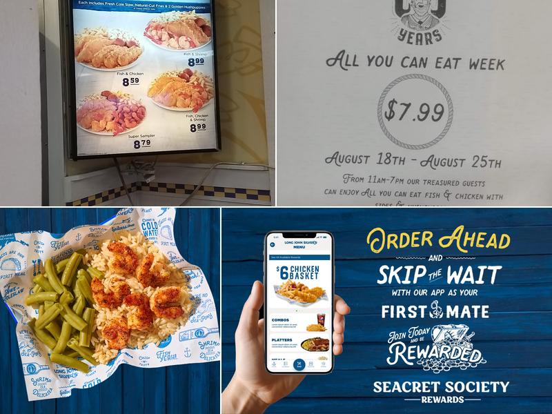 Long John Silver's Menu