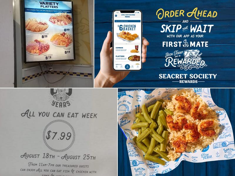 Long John Silver's Menu