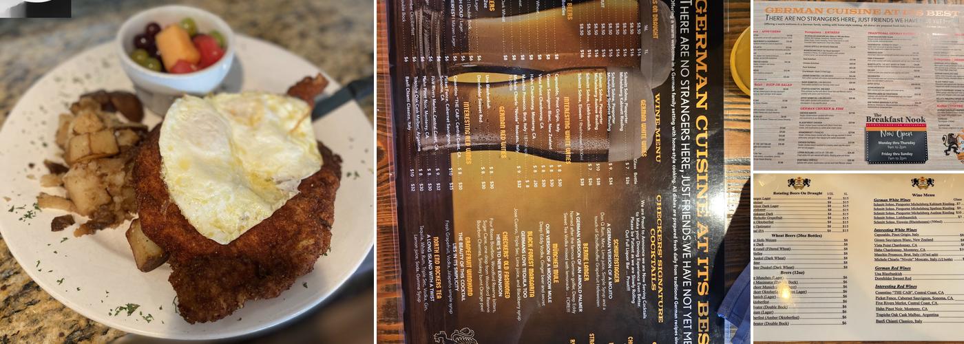 Checkers Old Munchen Menu