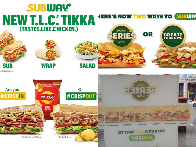 Subway Menu