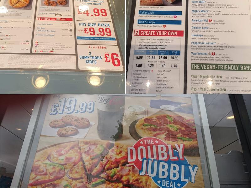 Domino's Pizza - London - Bowes Park Menu