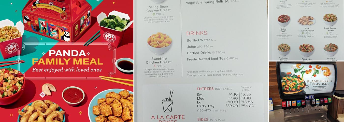 Panda Express Menu