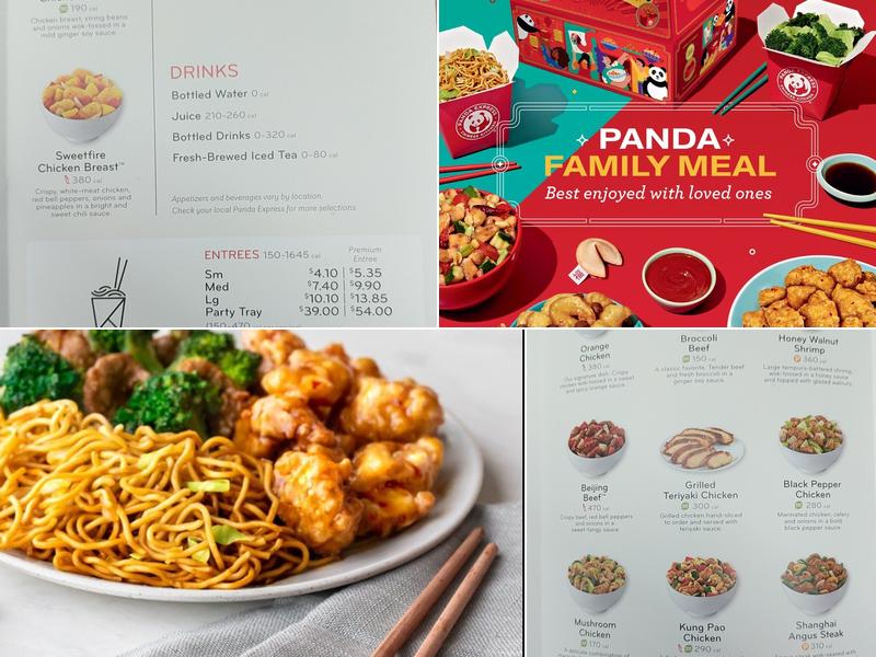 Panda Express Menu