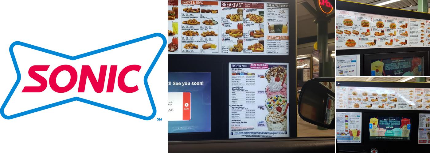 Sonic Drive-In Menu