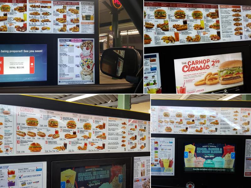 Sonic Drive-In Menu