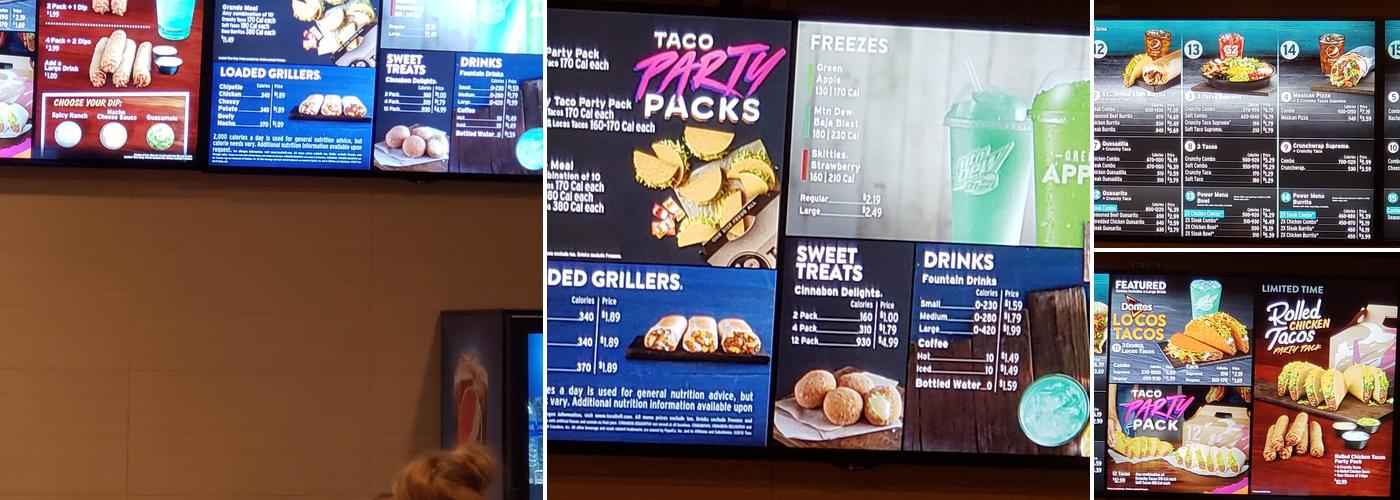 Taco Bell Menu
