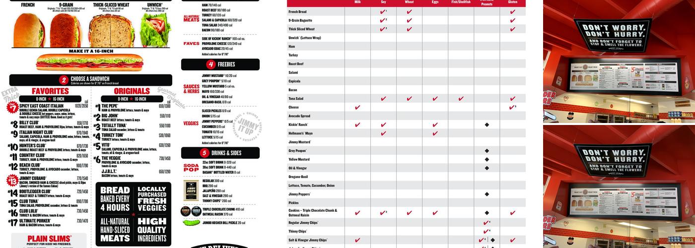 Jimmy John's Menu