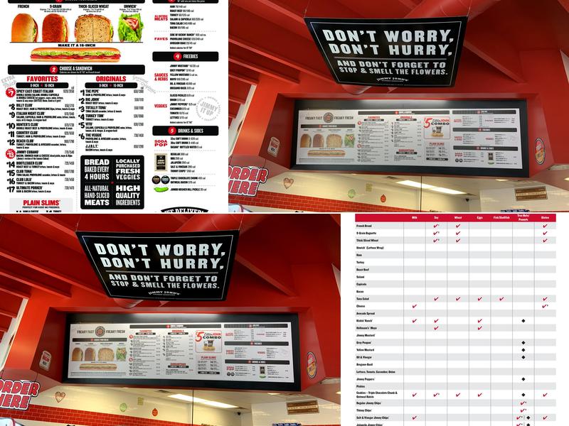 Jimmy John's Menu