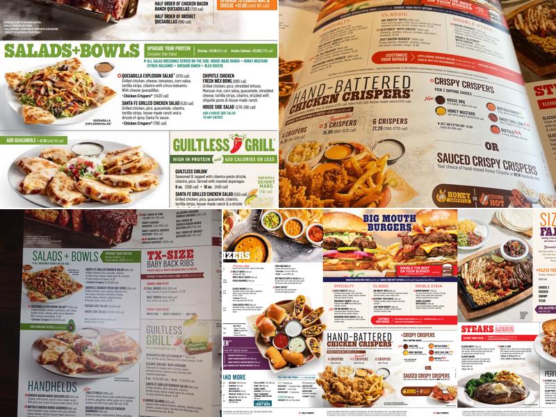 Chili's Grill & Bar Menu