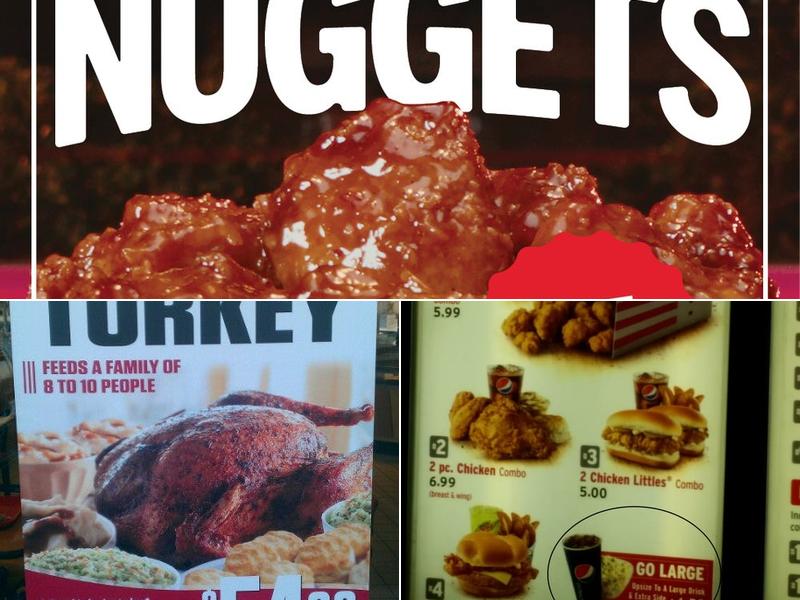 KFC Menu