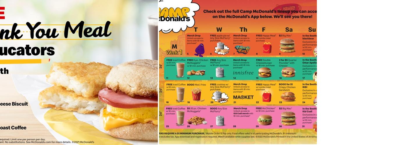 McDonald's Menu