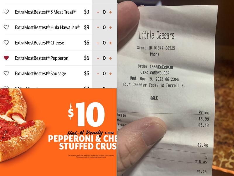 Little Caesars Pizza Menu