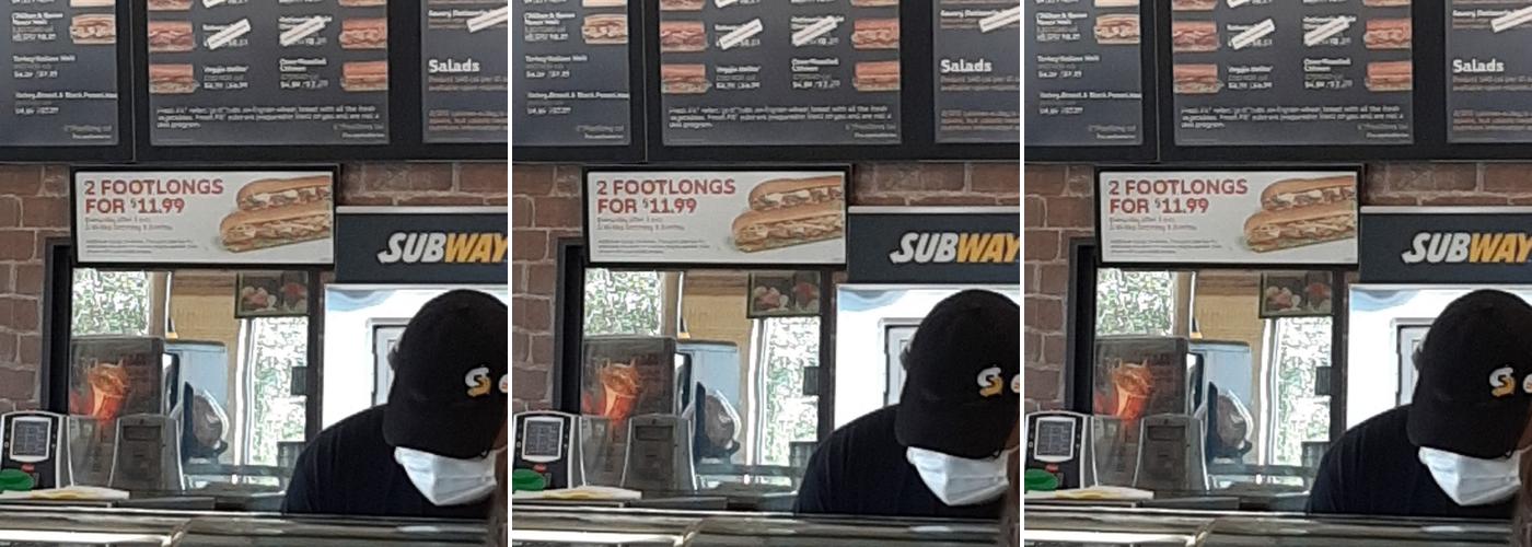 Subway Menu