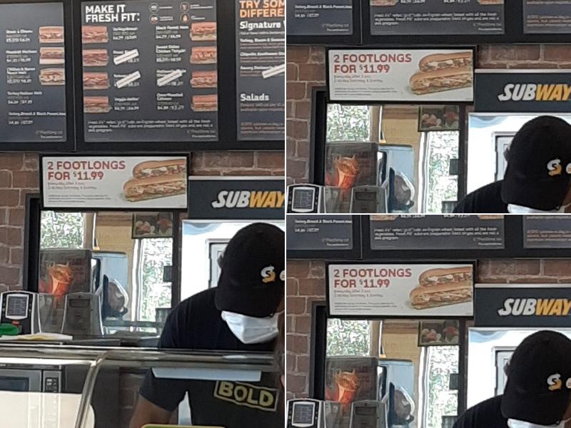 Subway Menu