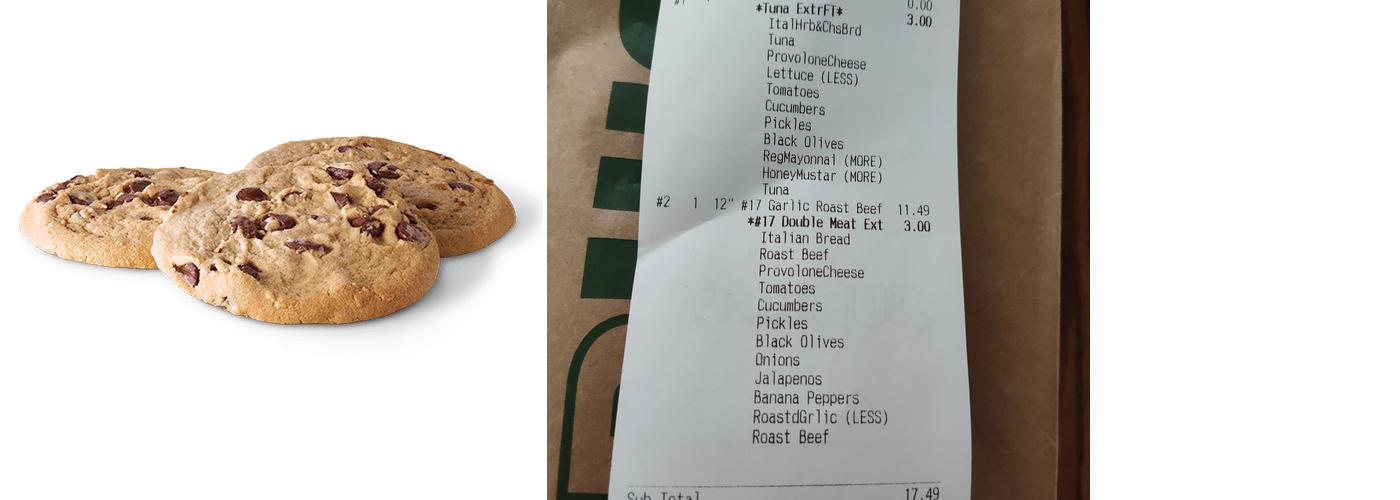 Subway Menu