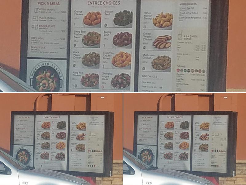 Panda Express Menu