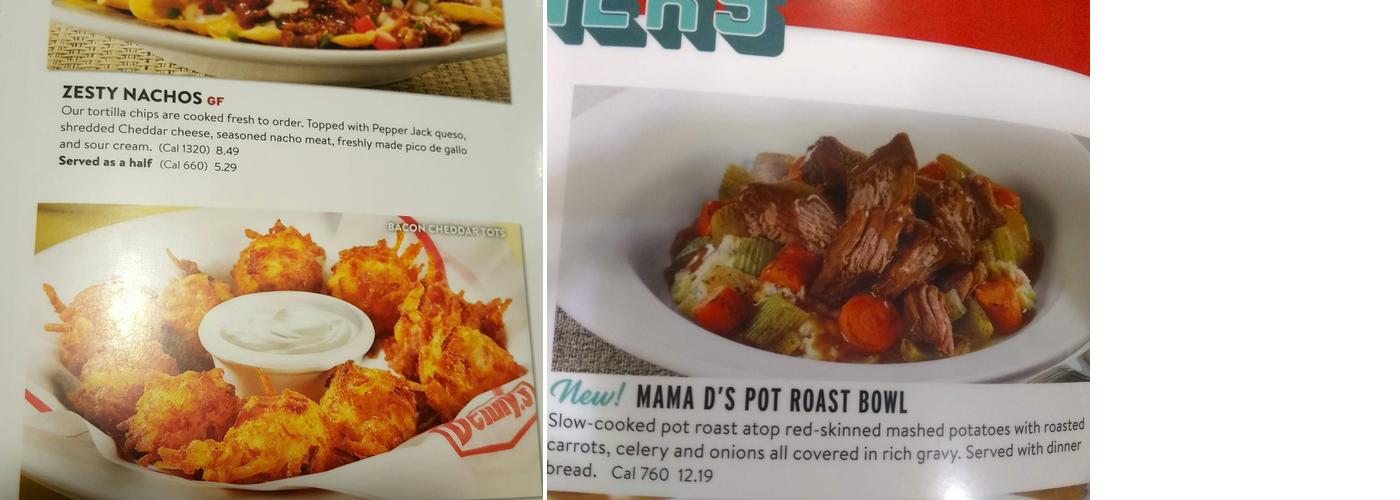 Denny's Menu