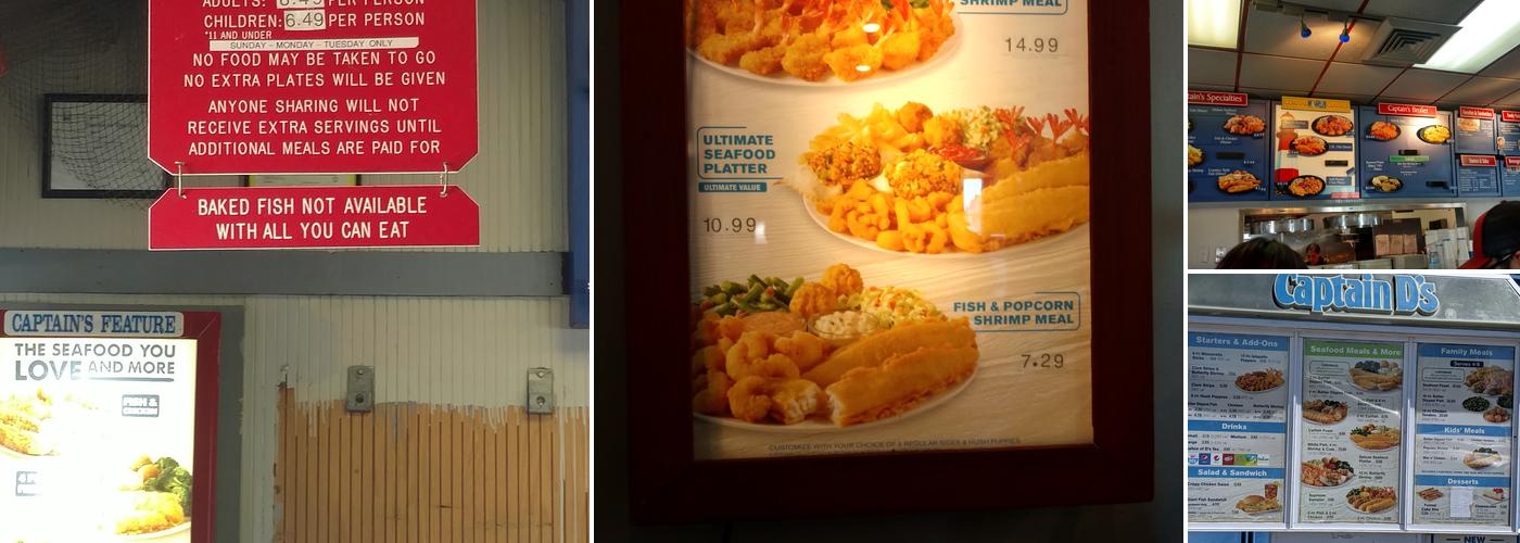 Captain D's Menu