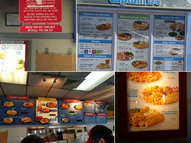Captain D's Menu