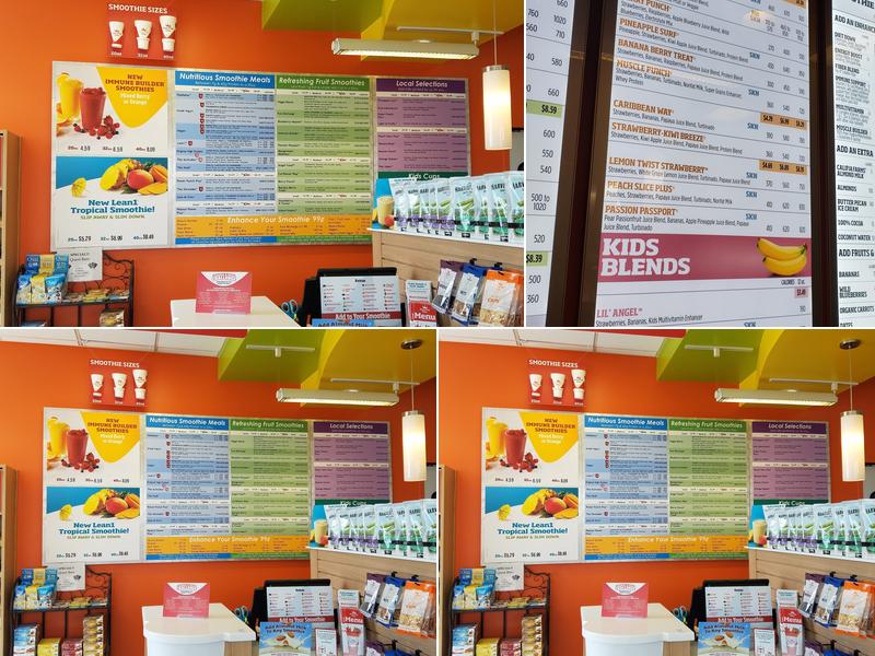 Smoothie King Menu