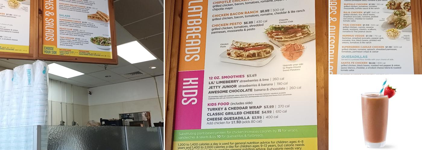 Tropical Smoothie Cafe Menu