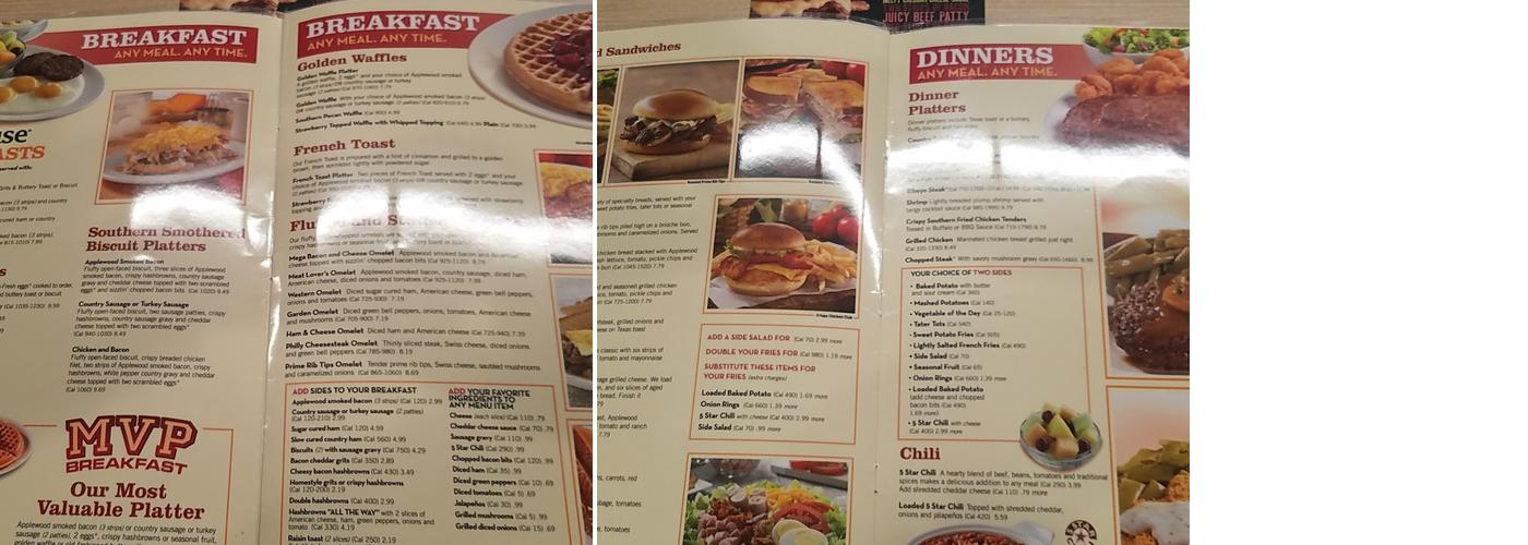 Huddle House Menu