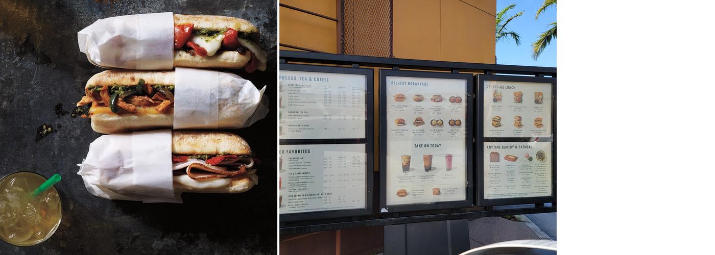 Starbucks Menu