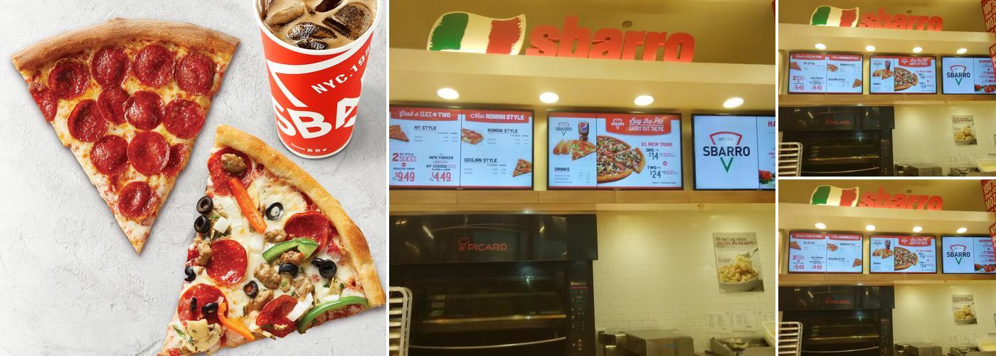 Sbarro Menu