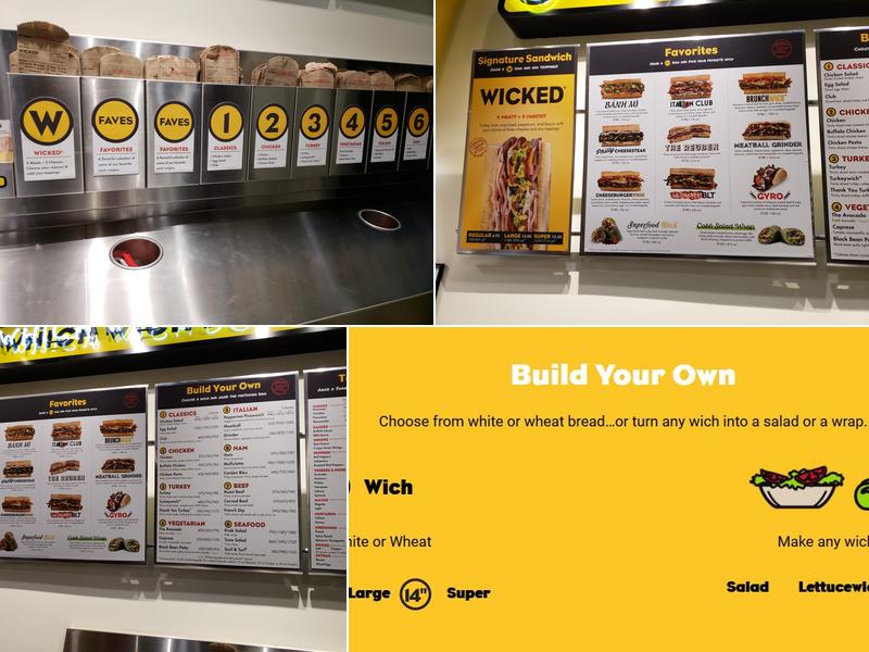 Which Wich Superior Sandwiches Menu