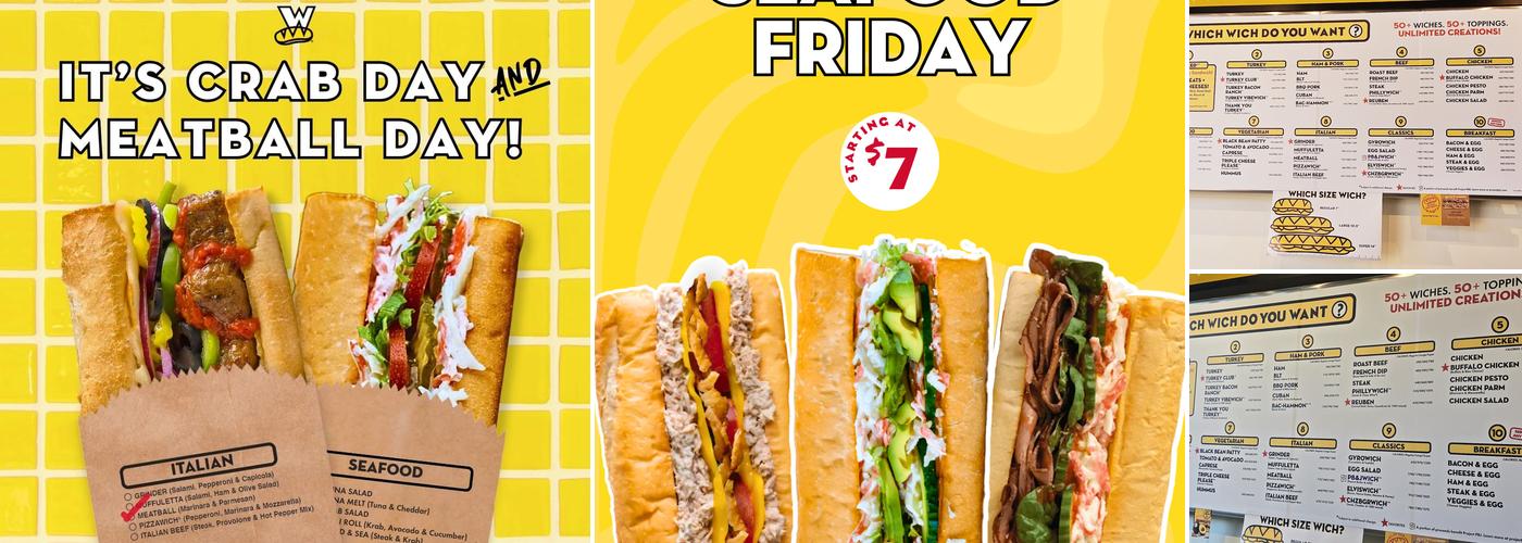 Which Wich Superior Sandwiches Menu